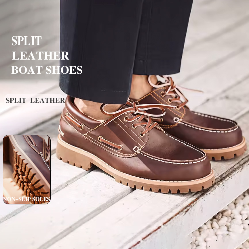 Men Formal Wear With Boots - Giày thuyền nam Maden, kiểu dáng
