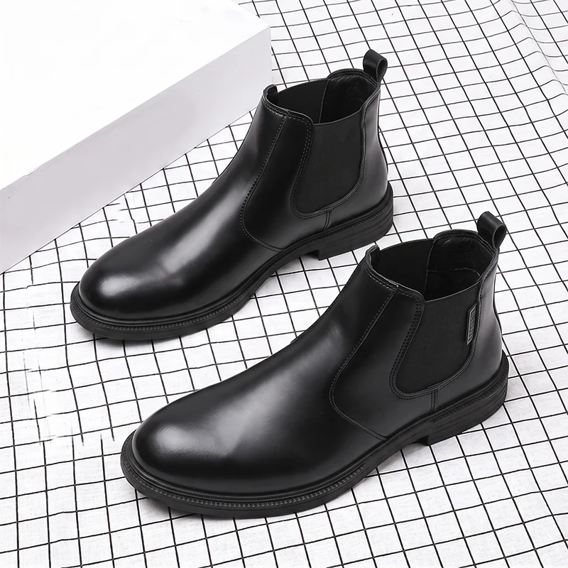 Men Leather Chelsea Ankle Boot - đánh giá và giá Men Formal Wear With Boots