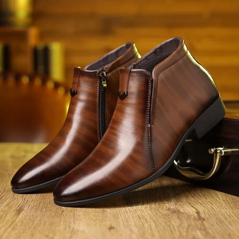 Luxury Mens Boots Fashion High - đánh giá và giá Men Formal Wear With Boots
