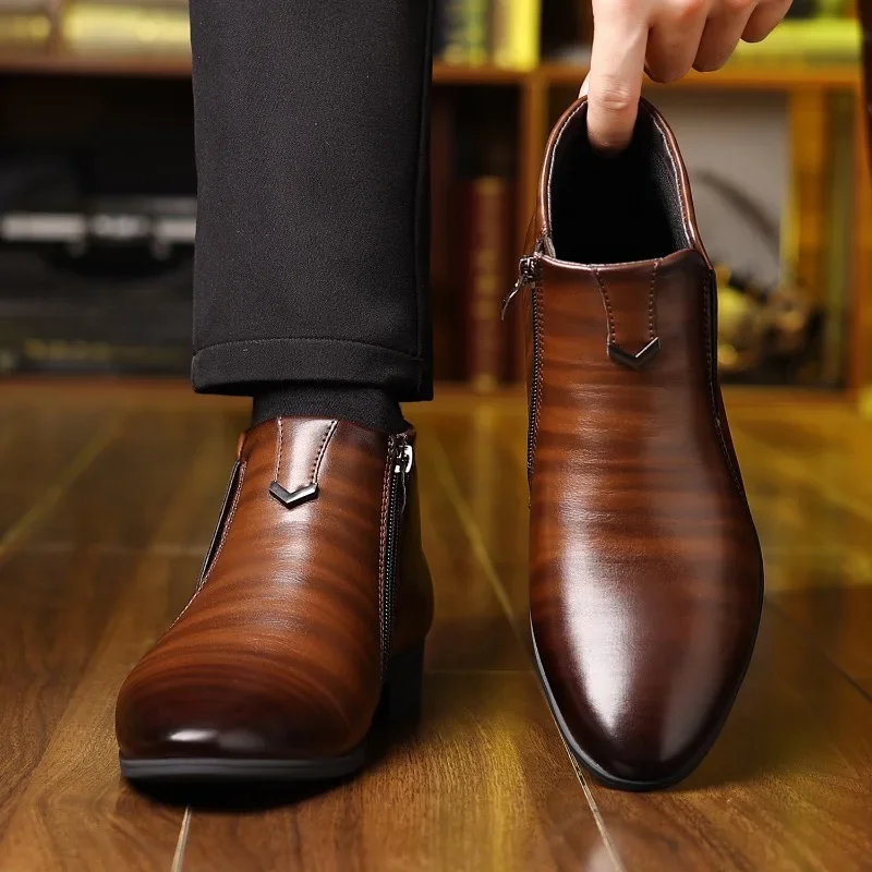 Luxury Mens Boots Fashion High - đánh giá và giá Men Formal Wear With Boots