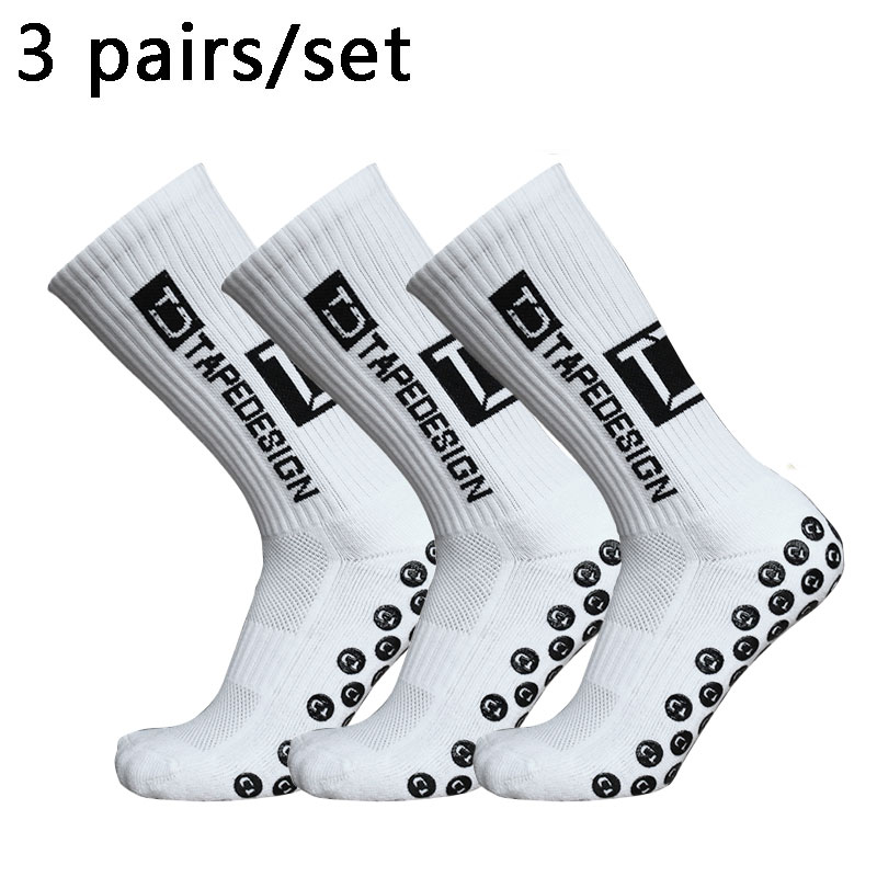 3 Pairs Anti-slip Soccer Socks - đánh giá và giá Sock Garter Men