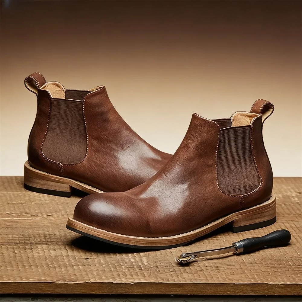 Men's Elastic Gores Chelsea An - đánh giá và giá Formal Men Daily Wear Footwear