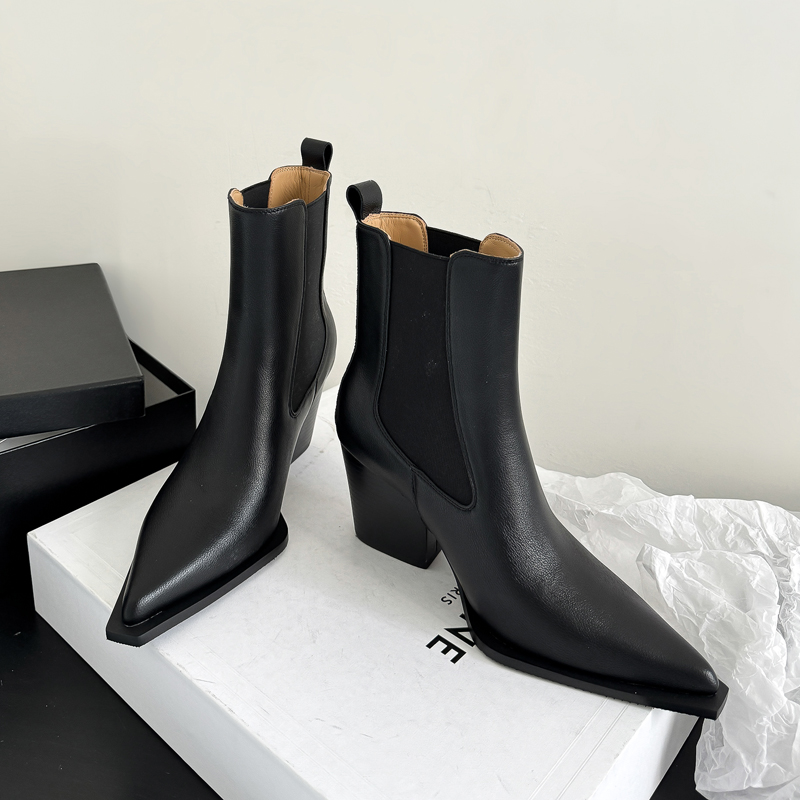 New 2027 Cow Leather Pointed T - đánh giá và giá Men Formal Wear With Boots