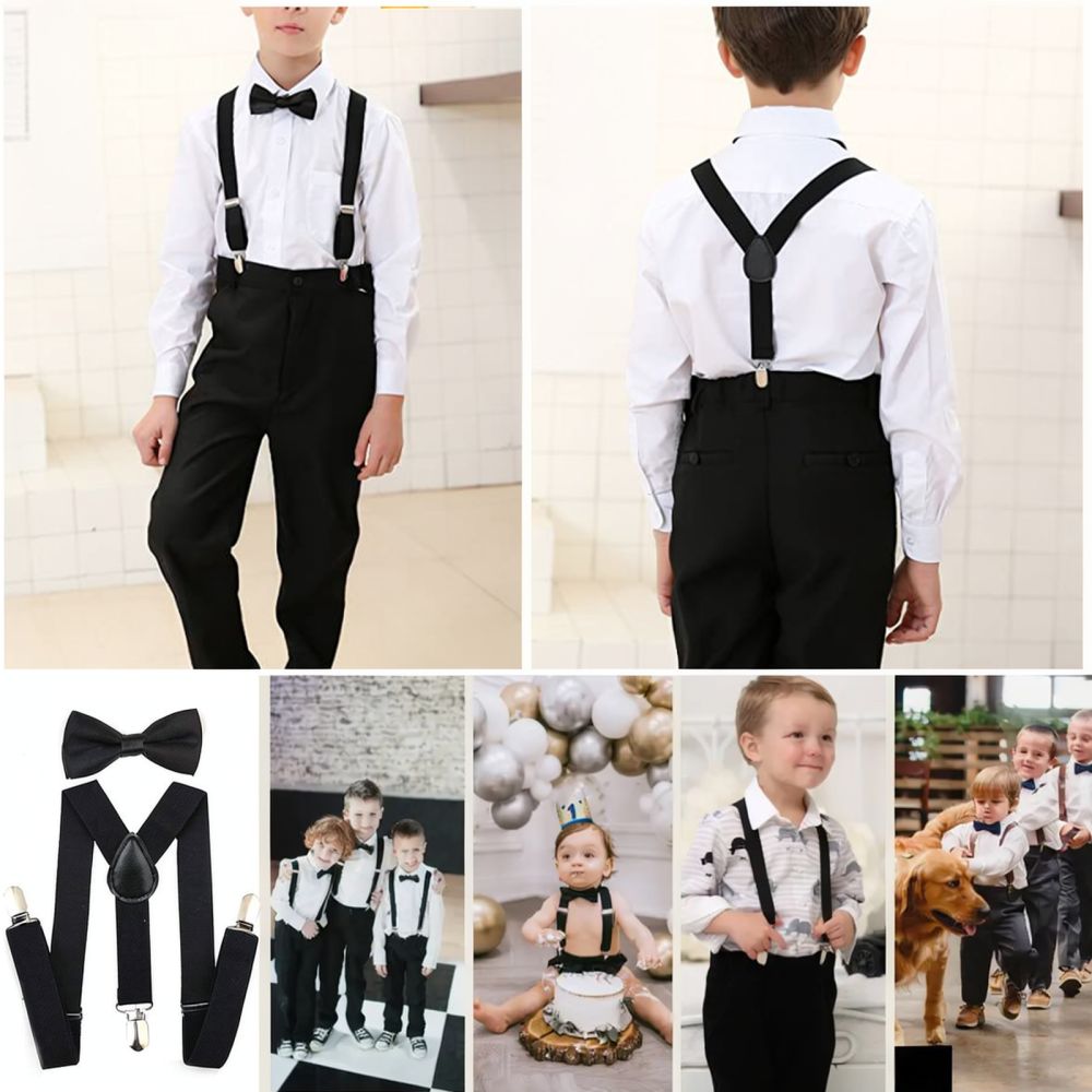 Stylish Polka Dot Elastic Susp - đánh giá và giá Men'S Formal Wear With Suspenders