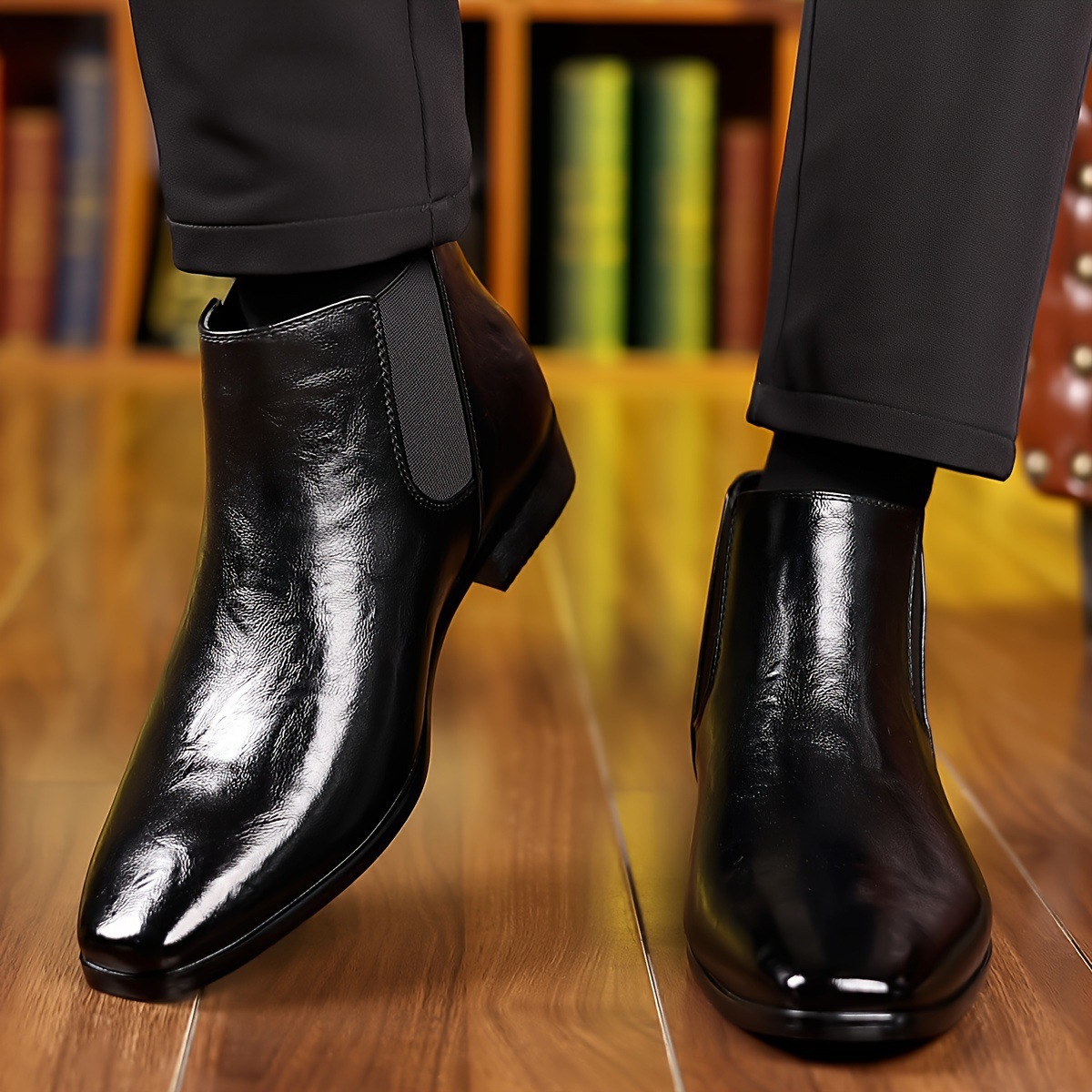 Chelsea Boots Leather Boots Au - đánh giá và giá Men Formal Wear With Boots