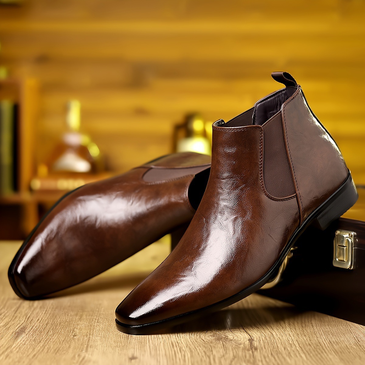 Chelsea Boots Leather Boots Au - đánh giá và giá Men Formal Wear With Boots