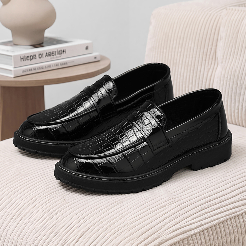 Man Shoes Casual Croc Pattern  - đánh giá và giá Formal Men Daily Wear Footwear