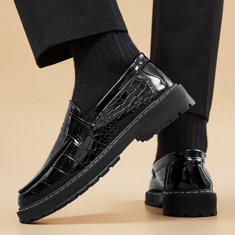 Man Shoes Casual Croc Pattern  - đánh giá và giá Formal Men Daily Wear Footwear