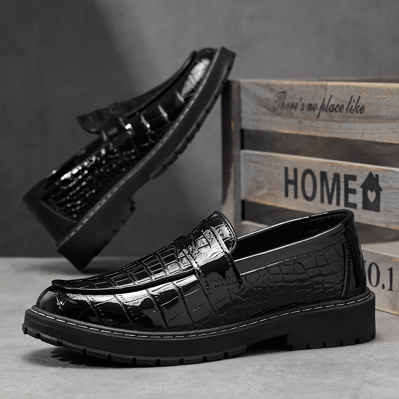 Man Shoes Casual Croc Pattern  - đánh giá và giá Formal Men Daily Wear Footwear
