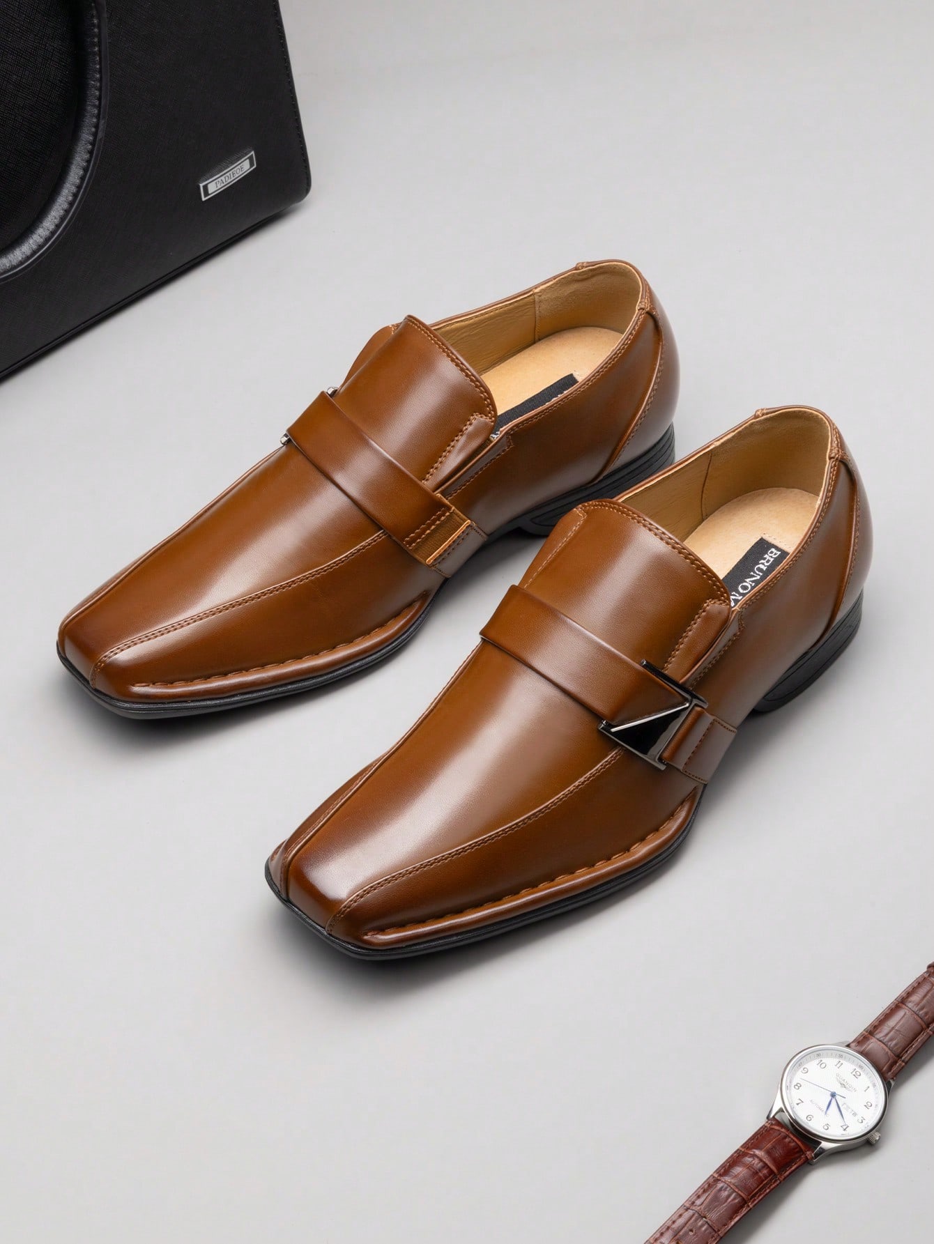 Slip‑On Lined Leather Dress Lo - đánh giá và giá Formal Men Daily Wear Footwear
