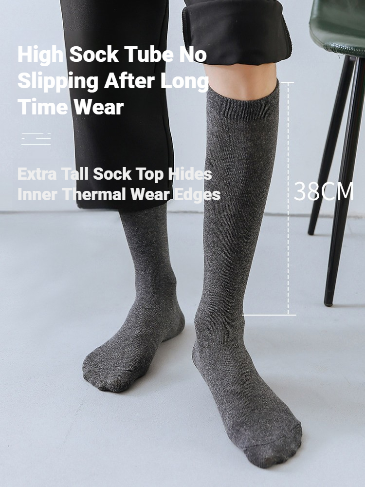 1 Pair Men Solid Knee High Bus - đánh giá và giá Sock Garter Men