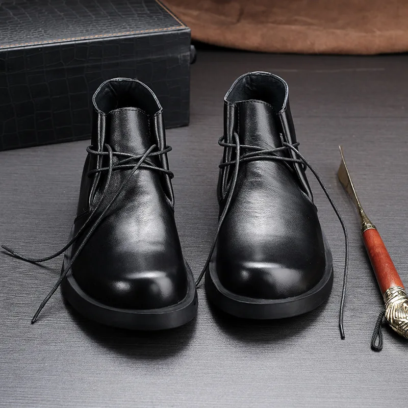 Vintage Genuine Leather Men's  - đánh giá và giá Men Formal Wear With Boots