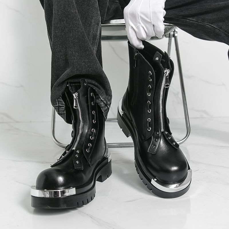 Men's thick soled boots Design - đánh giá và giá Men Formal Wear With Boots