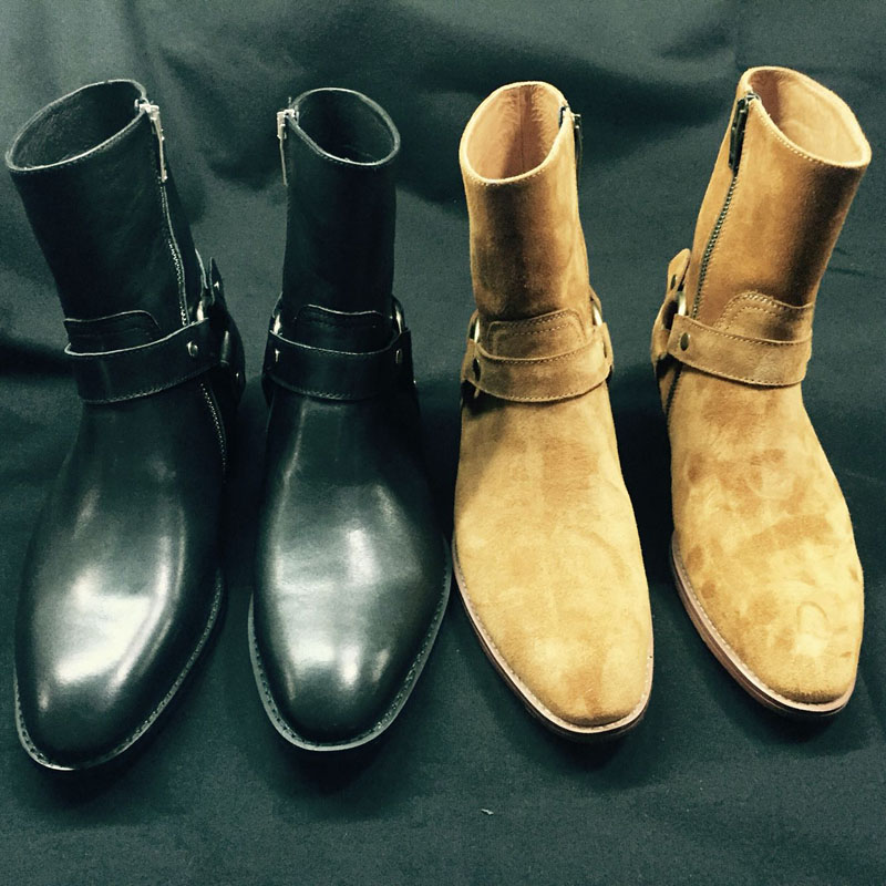 Men Genuine Leather Handmade B - đánh giá và giá Men Formal Wear With Boots